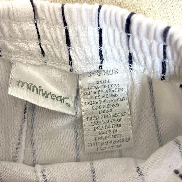 MINIWEAR Baseball Baby Set Size 3-6 Months - Picture 3 of 4